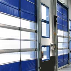 fold up high speed door stacking door