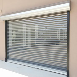 Polycarbonate Transparent Rolling Shutter for Showrooms