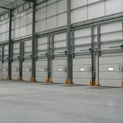 Overhead Sectional Door for industrial warehouse and commercial use