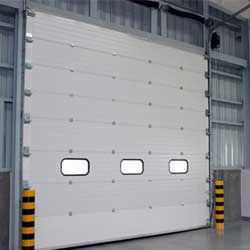 Vertical Lift Sectional Door for high ceiling warehouse facilities